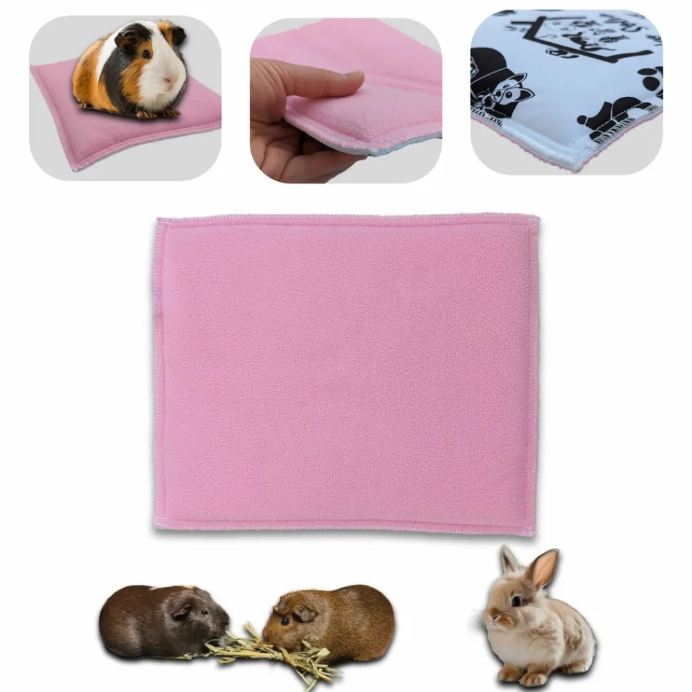 Neo Solvo Hygiène Et Soins | - Coussin polaire pour cochon d'inde et lapin - 30 x 26 cm - absorbant et confortable