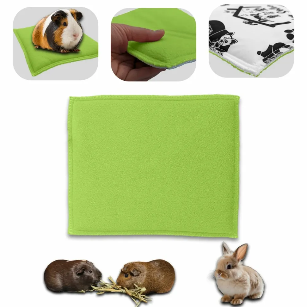 Neo Solvo Hygiène Et Soins | - Coussin polaire pour cochon d'inde et lapin - 30 x 26 cm - absorbant et confortable