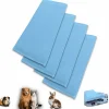 Neo Solvo Hygiène Et Soins | - Lot de 4 - tapis pour cochon d'inde et lapin en polaire 120 x 60 cm - polaire absorbant, lavable en machine, economique