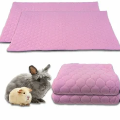 Neo Solvo - Lot de 2 - tapis qui remplace la litière pour cochon d'inde et lapin - absorbant, imperméable, passe en machine 105 x 105 cm Online