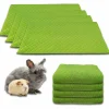 Neo Solvo Hygiène Et Soins | - Lot de 4 - tapis qui remplace la litière pour cochon d'inde et lapin - absorbant, imperméable, passe en machine 70 x 35 cm