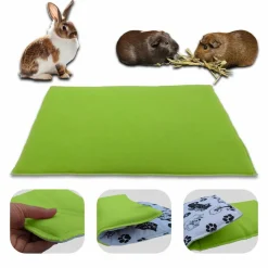 Neo Solvo - Tapis pour cochon d'inde et lapin en polaire - 60 x 50 cm - polaire absorbant, lavable en machine, economique et ecologique New