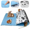Neo Solvo - Tapis pour cochon d'inde et lapin en polaire - 120 x 60 cm - polaire absorbant, lavable en machine, economique et ecologique Discount
