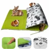 Neo Solvo - Tapis pour cochon d'inde et lapin en polaire - 105 x 70 cm - polaire absorbant, lavable en machine, economique et ecologique Hot