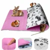 Neo Solvo - Tapis pour cochon d'inde et lapin en polaire - 105 x 70 cm - polaire absorbant, lavable en machine, economique et ecologique Clearance