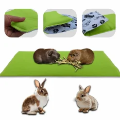 Neo Solvo - Tapis pour cochon d'inde et lapin en polaire - 70 x 35 cm - polaire absorbant, lavable en machine, economique et ecologique New