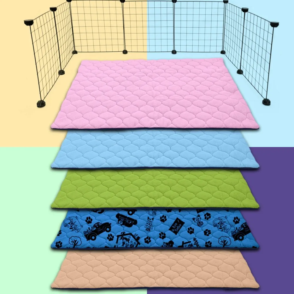 Neo Solvo Hygiène Et Soins | - Tapis qui remplace la litière pour cochon d'inde et lapin - absorbant, imperméable, passe en machine - 60 x 50 cm