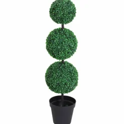 Outsunny - Buis vert artificiel topiaire artificielle dim. Ø 30 x 112H cm Outlet