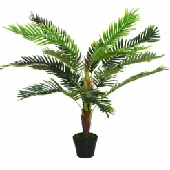 Outsunny - Palmier artificiel H.123 cm - pot inclus Clearance