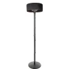 OutTrade - Chauffage d'extérieur sur pied en aluminium noir - H 195 x D.50 cm Hot
