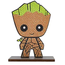 Oz International Décoration Créative | - Kit de figurines à strass groot en bois de 15 cm