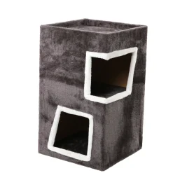 Paradisio Arbres À Chat Et Jouets | - Arbre à Chat Square Tower - Gris Foncé