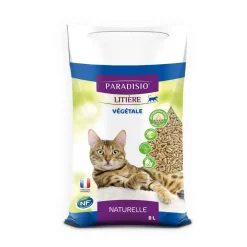 Paradisio Hygiène Et Soins | - Litière végétale pour chat - 8 litres