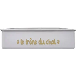 Paris Prix Hygiène Et Soins | - Bac à litière & pelle "chat" 42cm gris