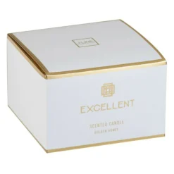 Paris Prix Bougies, Senteurs Et Bien-Être | - Bougie parfumée en verre "excellent" 13cm golden honey