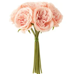 Paris Prix Bouquets De Fleurs | - Bouquet de fleurs artificielles "rose" 25cm rose