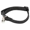 Paris Prix - Collier pour chat avec grelot "glitter" 30cm noir Discount