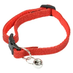 Paris Prix Colliers Et Laisses Pour Chats | - Collier pour chat avec grelot "glitter" 30cm rouge