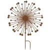Paris Prix Objets De Décoration | - Décoration de jardin en métal "abstrait" 70cm marron
