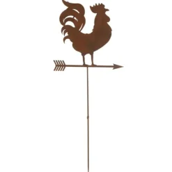 Paris Prix Objets De Décoration | - Décoration de jardin "girouette" 120cm marron rouille