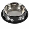 Paris Prix Gamelles Et Autres Accessoires | - Gamelle antidérapante chien & chat "pattes" 21cm noir