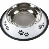 Paris Prix Gamelles Et Autres Accessoires | - Gamelle antidérapante chien & chat "pattes" 25cm blanc