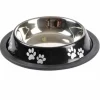 Paris Prix Gamelles Et Autres Accessoires | - Gamelle antidérapante chien & chat "pattes" 15cm noir
