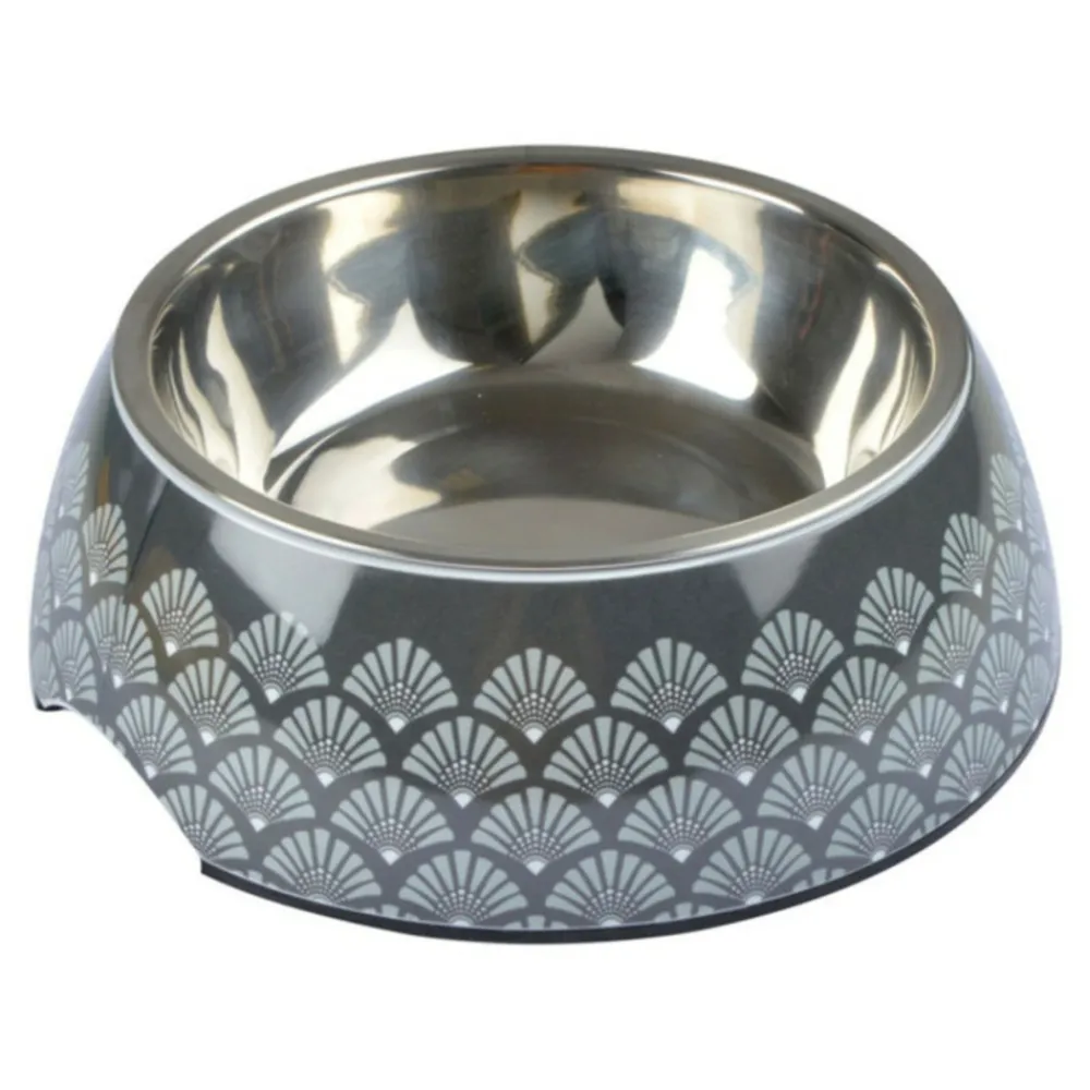 Paris Prix Gamelles Et Autres Accessoires | - Gamelle pour chien & chat "new art" 17cm anthracite