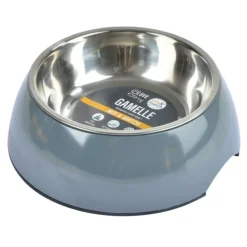 Paris Prix - Gamelle pour chien & chat "bol inox" 14cm anthracite Hot