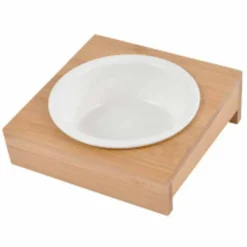 Paris Prix - Gamelle pour chien & chat "bambou" 14cm naturel Online