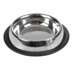 Paris Prix - Gamelle pour chien & chat "antidérapante" 21cm argent Sale
