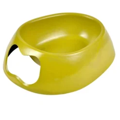 Paris Prix - Gamelle pour chien & chat "bambou" 16cm vert Outlet