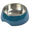 Paris Prix - Gamelle pour chien & chat "bol inox" 14cm emeraude Outlet
