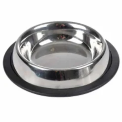 Paris Prix - Gamelle pour chien & chat "antidérapante" 15cm argent Discount