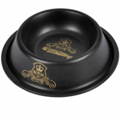 Paris Prix - Gamelle pour chien & chat "luxury" 15cm noir Best