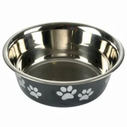 Paris Prix Gamelles Et Autres Accessoires | - Gamelle pour chien & chat "motifs pattes" 21cm noir