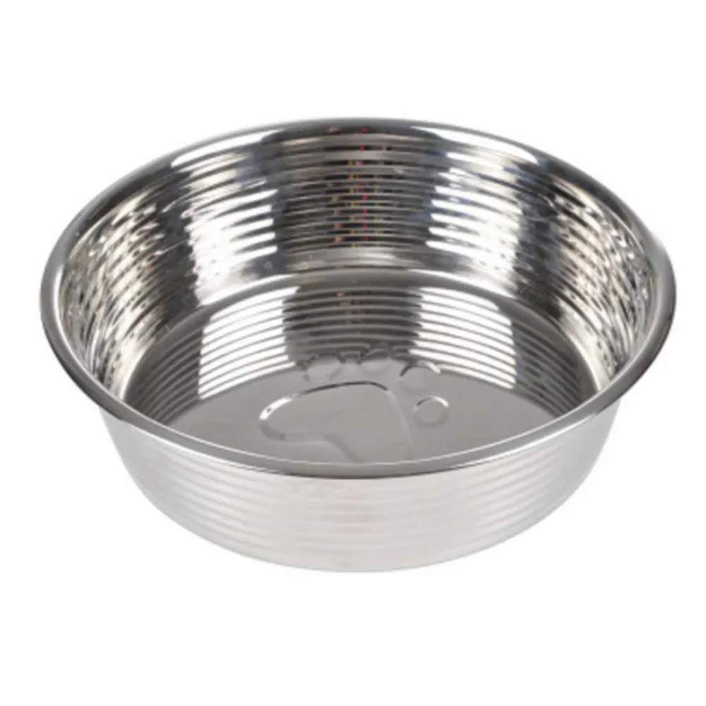 Paris Prix Gamelles Et Autres Accessoires | - Gamelle pour chien & chat "antidérapant" 21cm argent