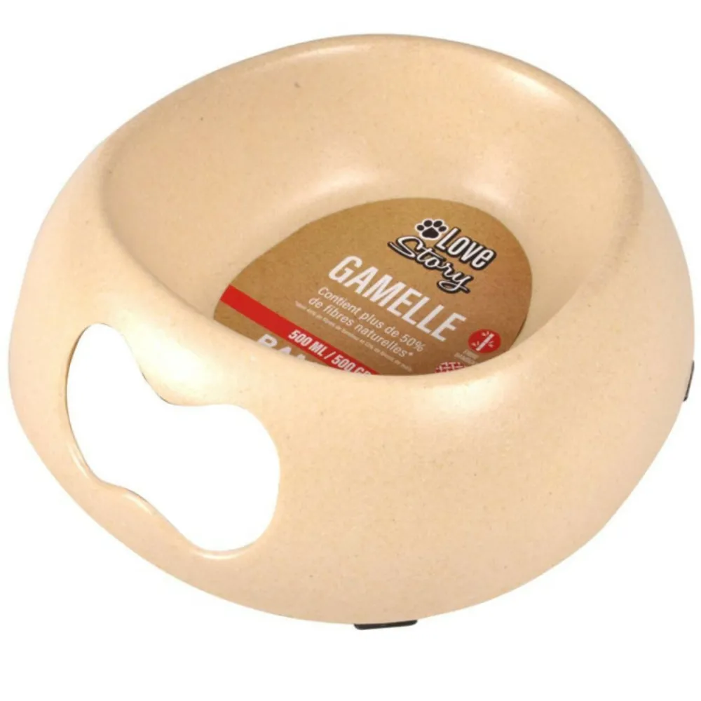 Paris Prix Gamelles Et Autres Accessoires | - Gamelle pour chien & chat "bambou" 22cm naturel