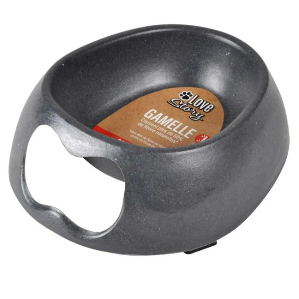 Paris Prix Gamelles Et Autres Accessoires | - Gamelle pour chien & chat "bambou" 16cm anthracite