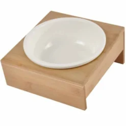 Paris Prix Gamelles Et Autres Accessoires | - Gamelle pour chien & chat "bambou" 20cm naturel