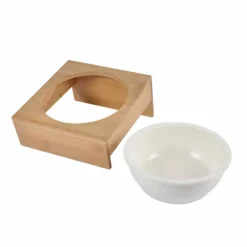 Paris Prix Gamelles Et Autres Accessoires | - Gamelle pour chien & chat "bambou" 20cm naturel