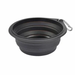 Paris Prix - Gamelle rétractable pour chien "voyage" 15cm anthracite New