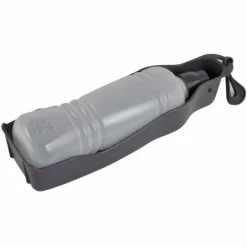 Paris Prix - Gourde pour chien "voyage" 25cm anthracite Discount