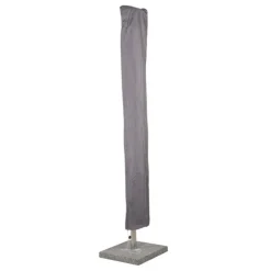 Paris Prix - Housse de protection parasol "klas" 225cm gris Discount