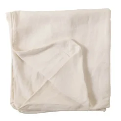 Paris Prix - Housse pour pouf "monaco" 105x105cm blanc New