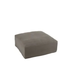 Paris Prix - Housse pour pouf "monaco" 105x105cm taupe Best