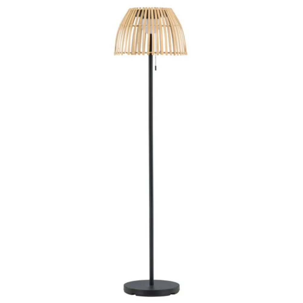 Paris Prix Eclairage D’Extérieur | - Lampadaire d'extérieur en bambou "mabis" 150cm naturel