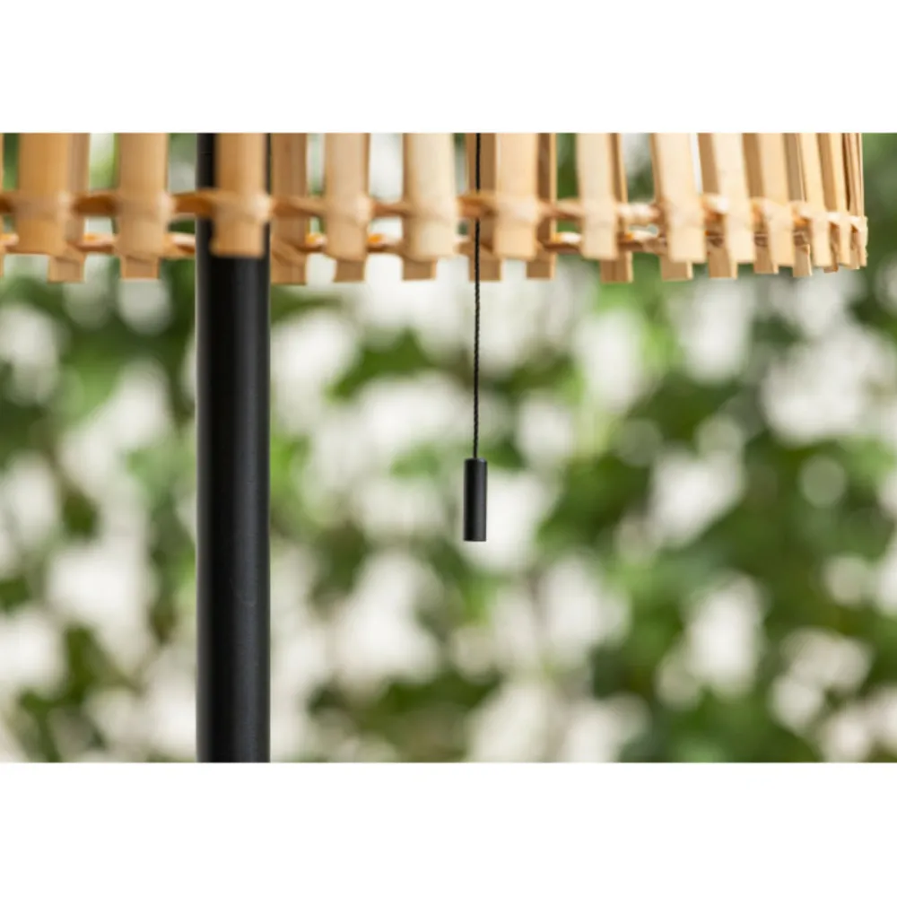 Paris Prix Eclairage D’Extérieur | - Lampadaire d'extérieur en bambou "mabis" 150cm naturel
