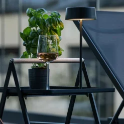 Paris Prix Eclairage D’Extérieur | - Lampe à poser d'extérieur led "tern" 34cm noir