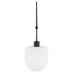 Paris Prix - Lampe suspension d'extérieur à led "colie" 21cm noir Discount